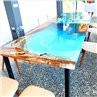 uv resistant clear epoxy resin, river table casting